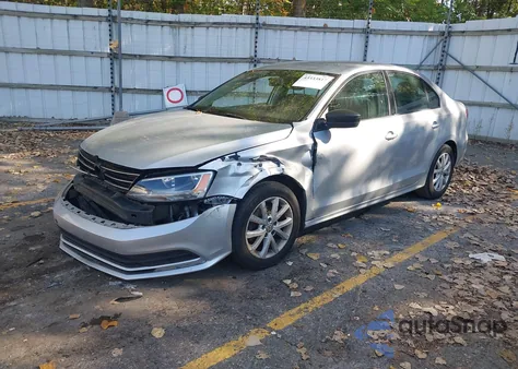 2015 Volkswagen Jetta 1.8T Se из США, поврежденный, VIN 3VWD17AJ2FM245853